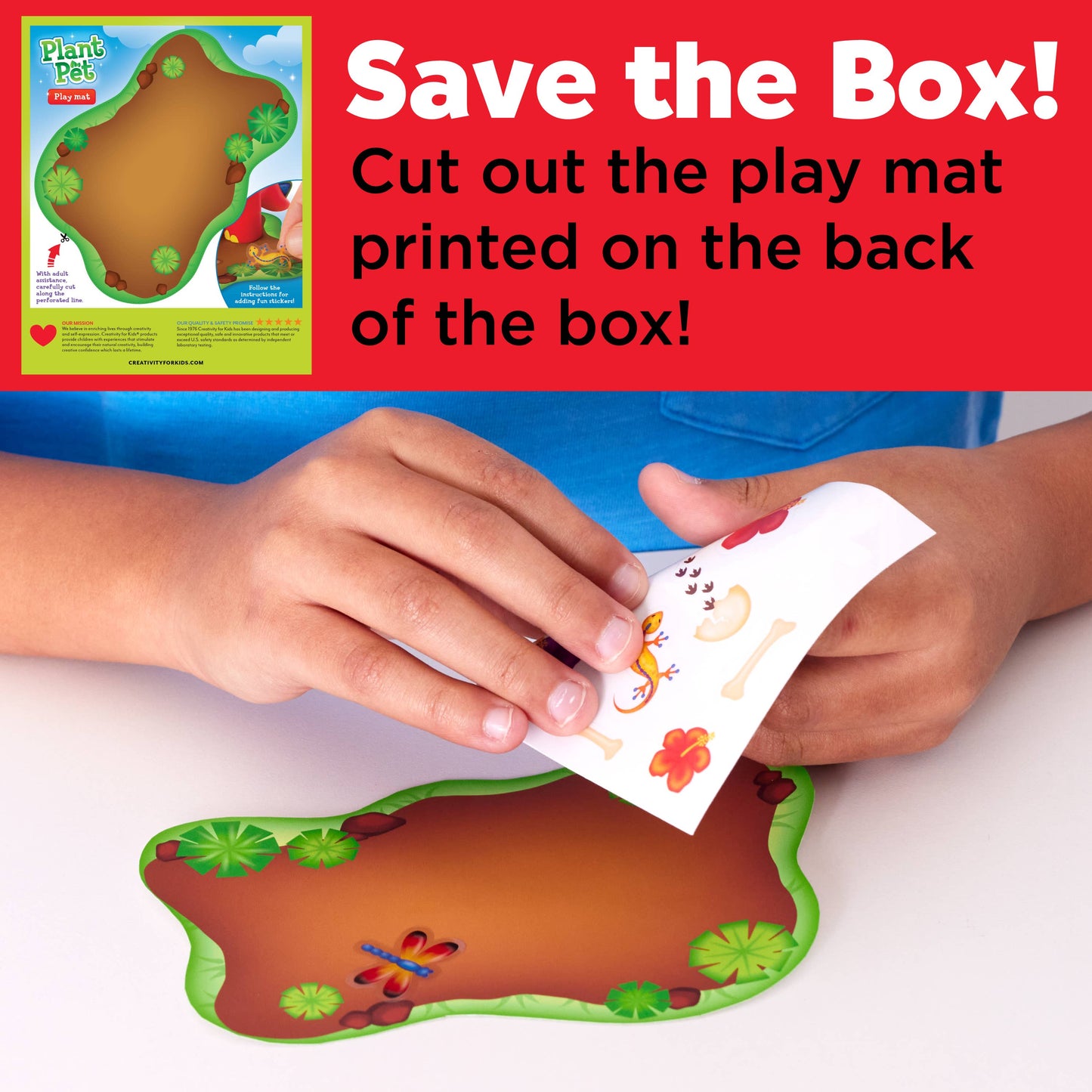 Self-Watering Dinosaur Plant Pet Grow Craft Kit for Kids