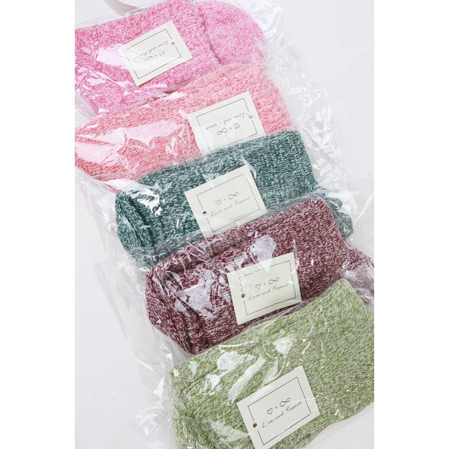 Stay Cozy Two Tone Socks