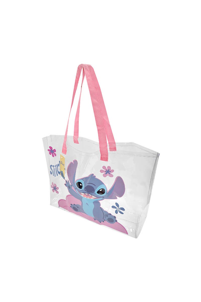 UPD HTSO Disney Stitch Transparent Beach Tote Bag -