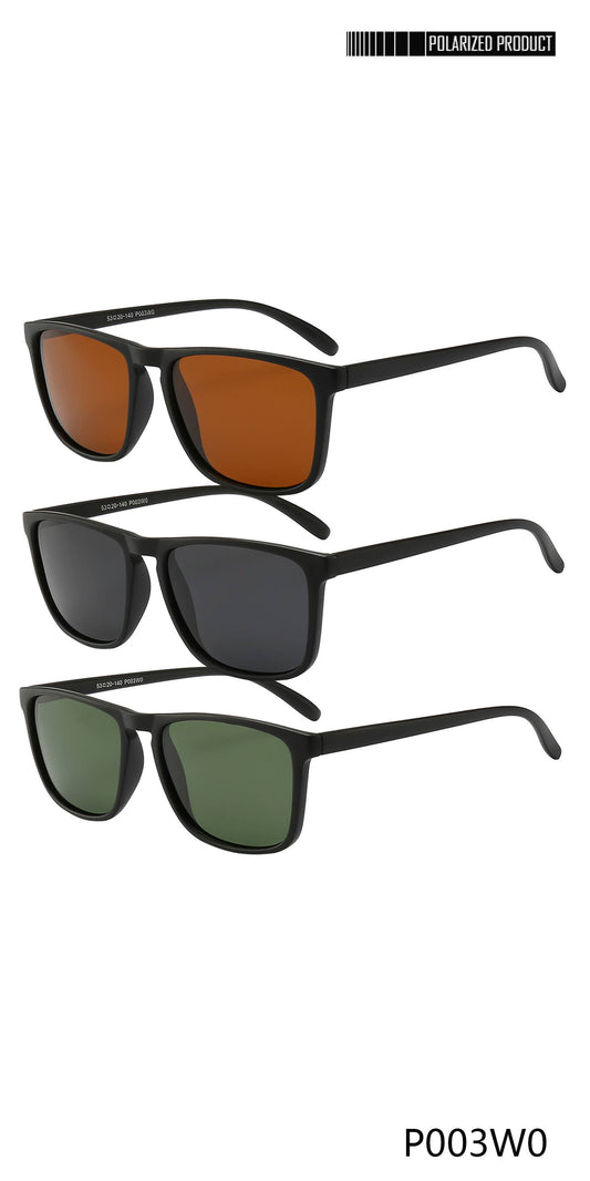 Polarized Square Sunglasses For Men Assorted