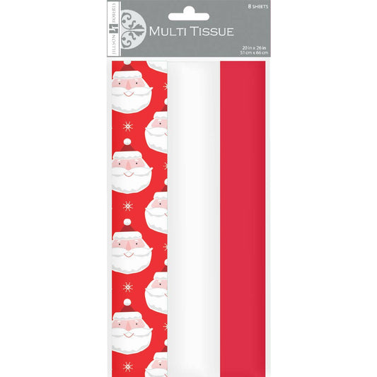 Tissue - Multi - Chic Santa