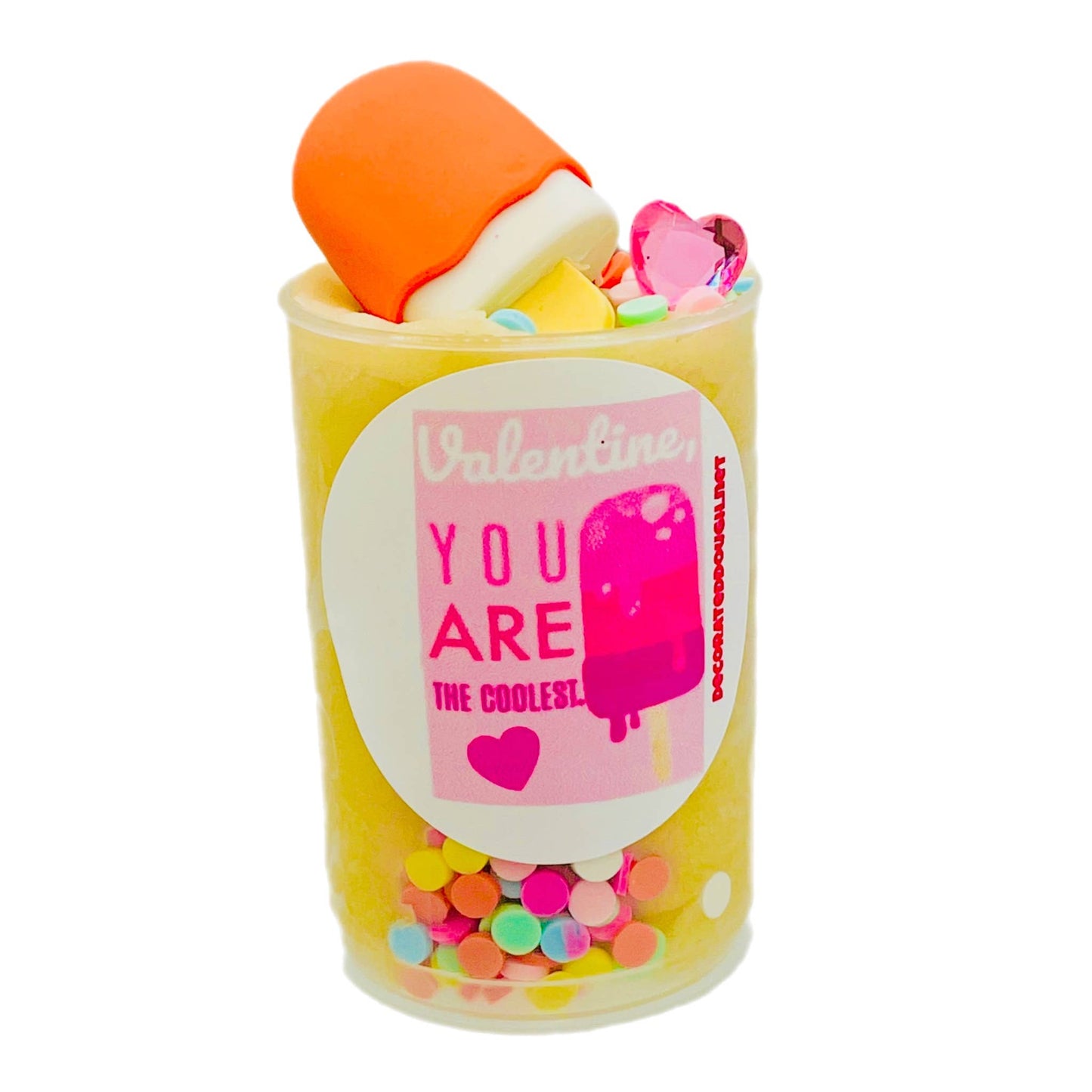 Valentine's Play Dough Push Pops