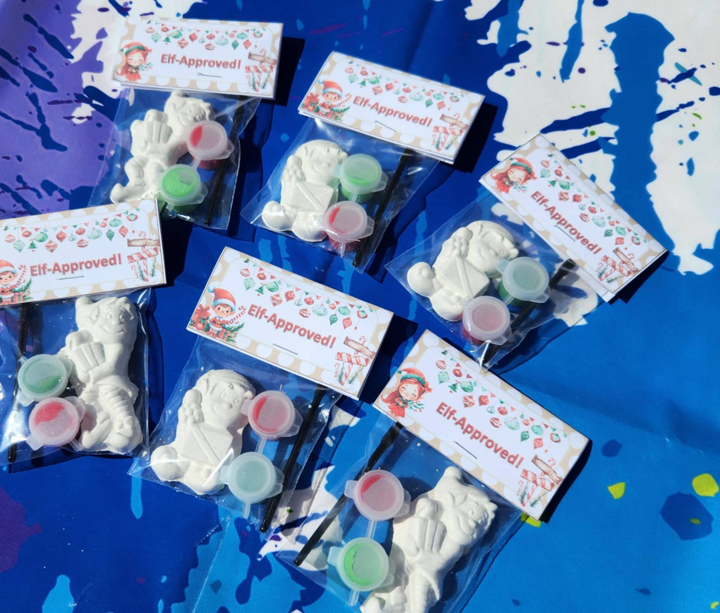 Little Elf Christmas Plaster Paint Kits | Party Activity