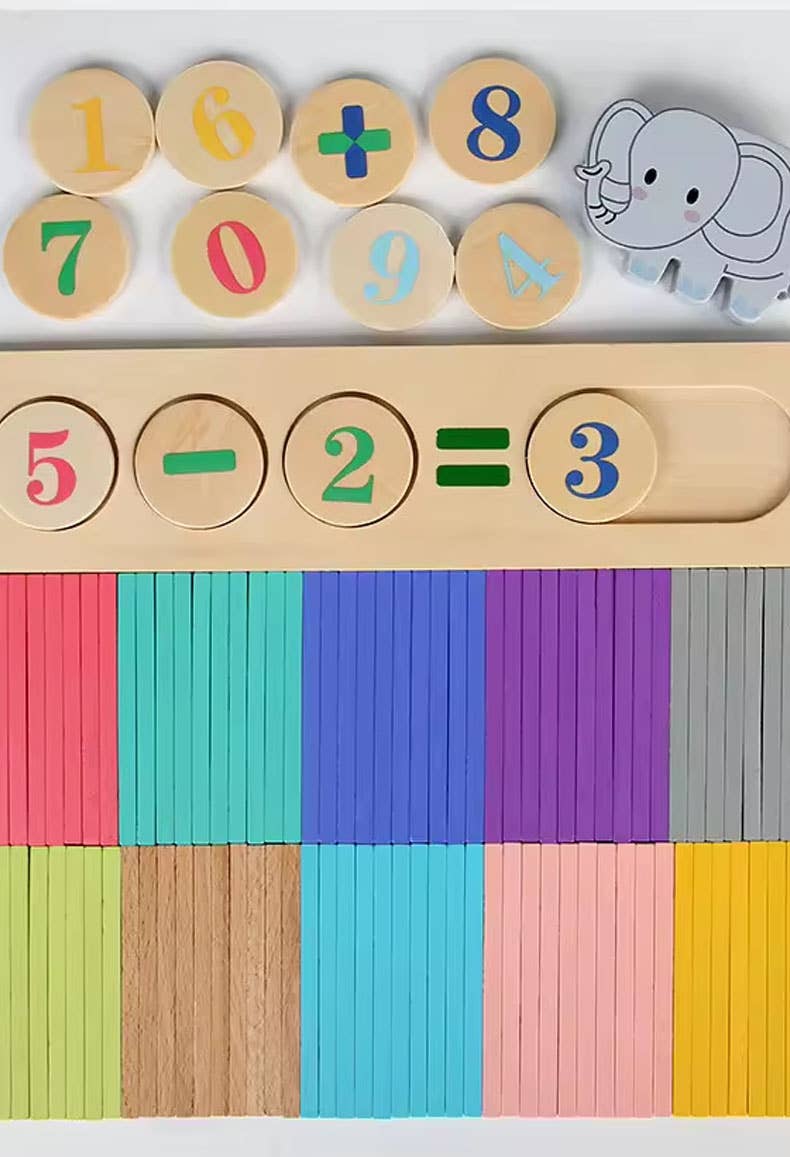 Christmas Mathematical & Educational Wooden Kids Toy