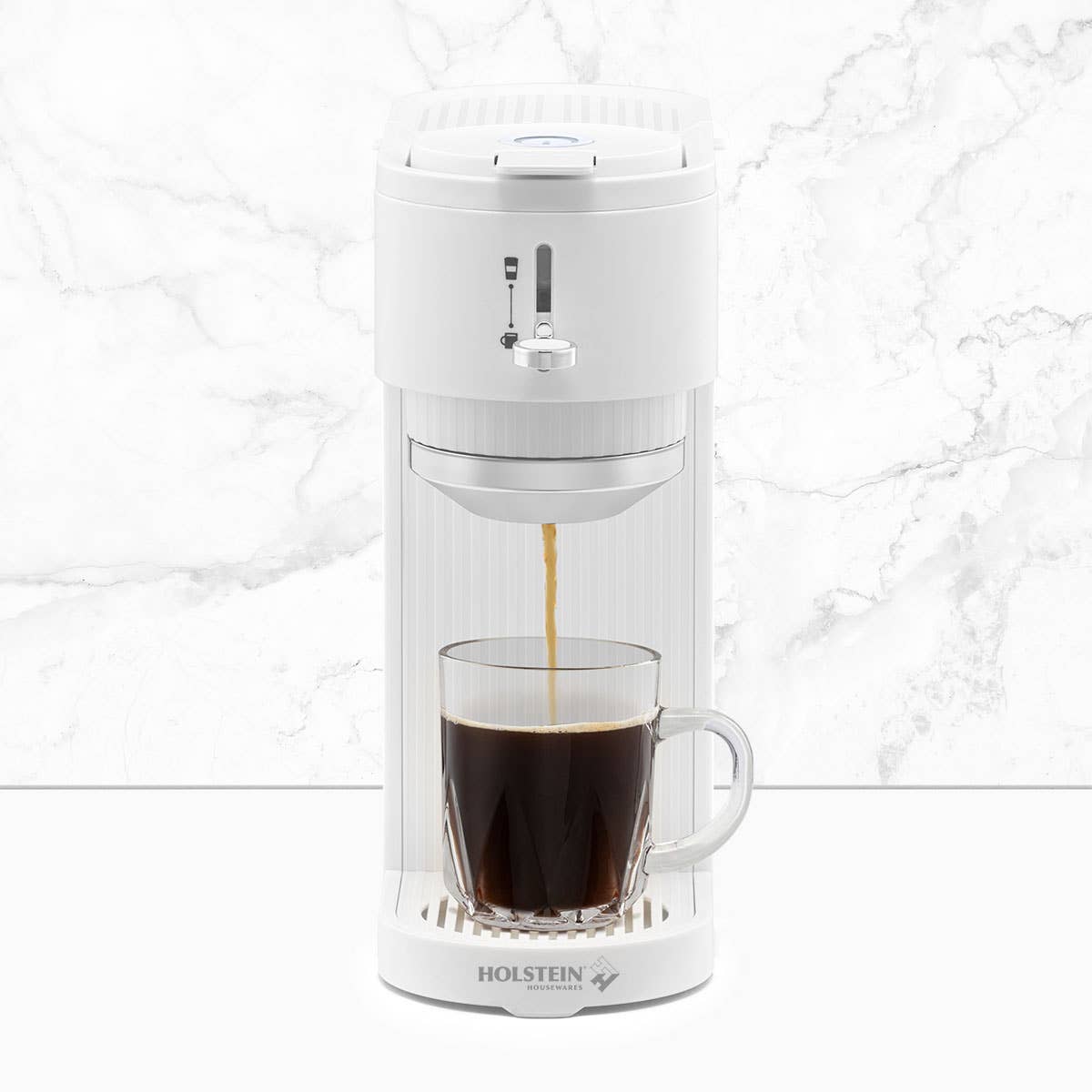 Holstein 2-In-1 Single Serve Pod K-Cup Coffee Maker