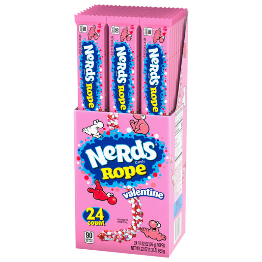 Nerds Rope Valentine Candy, 24ct Display Box