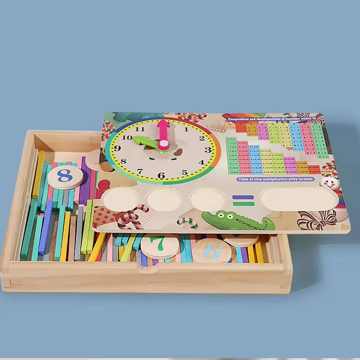Christmas Mathematical & Educational Wooden Kids Toy