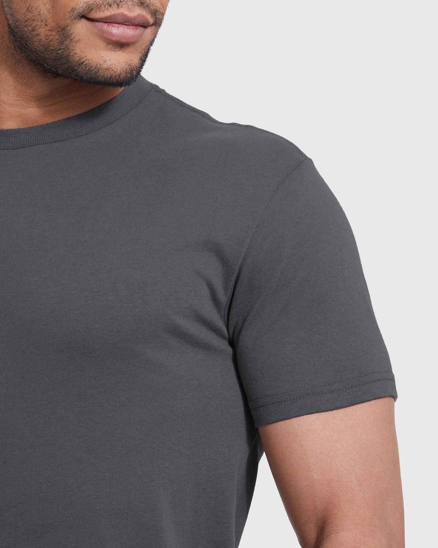 Short Sleeve T-Shirt | Crew Neck | Carbon