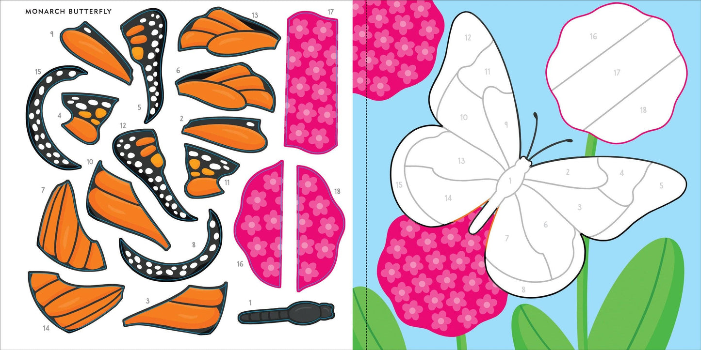 My First Color-By-Sticker Book - Butterflies & Bugs