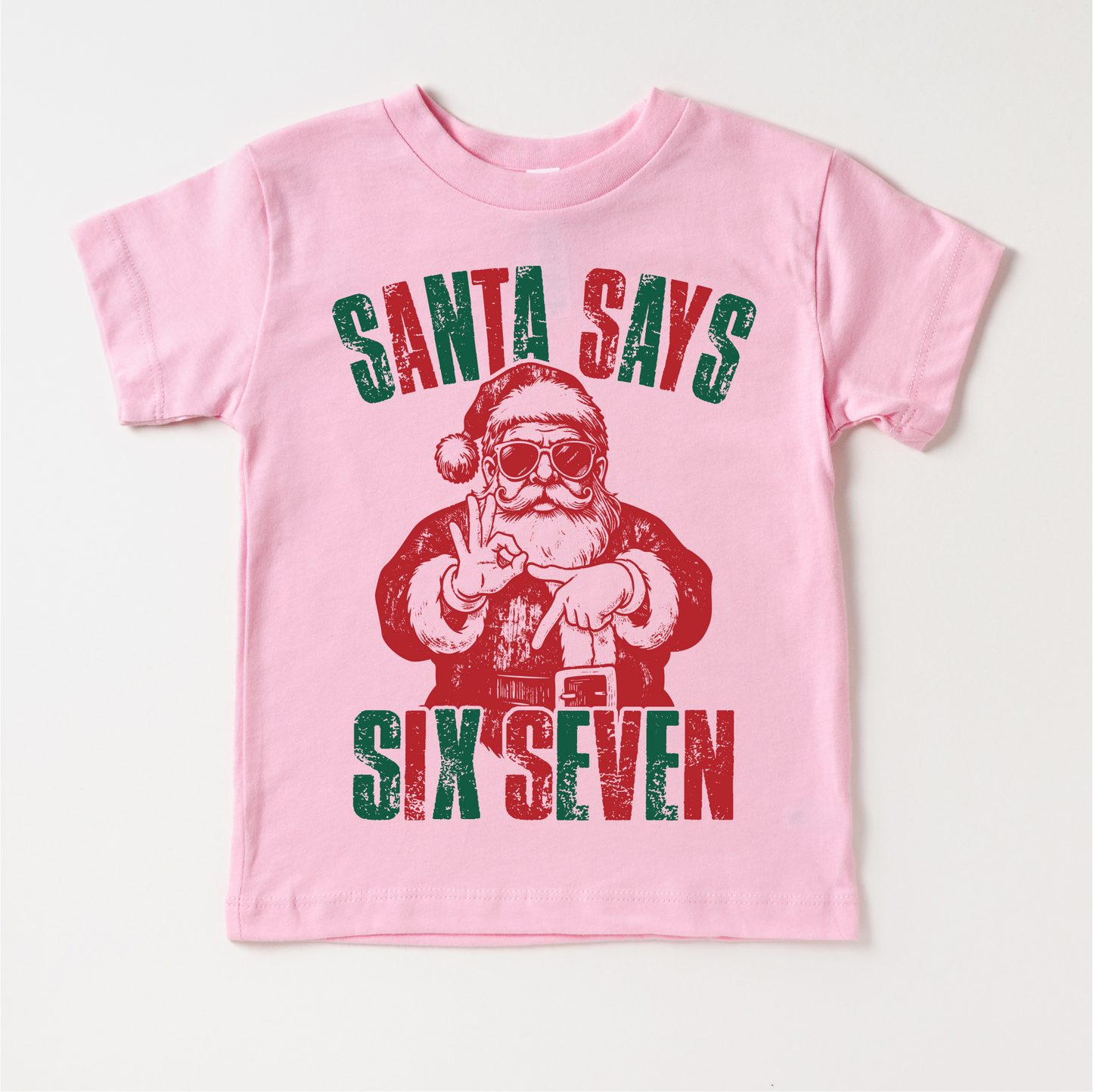 Santa Says Six Seven Christmas T-Shirt - 67 Christmas Tee