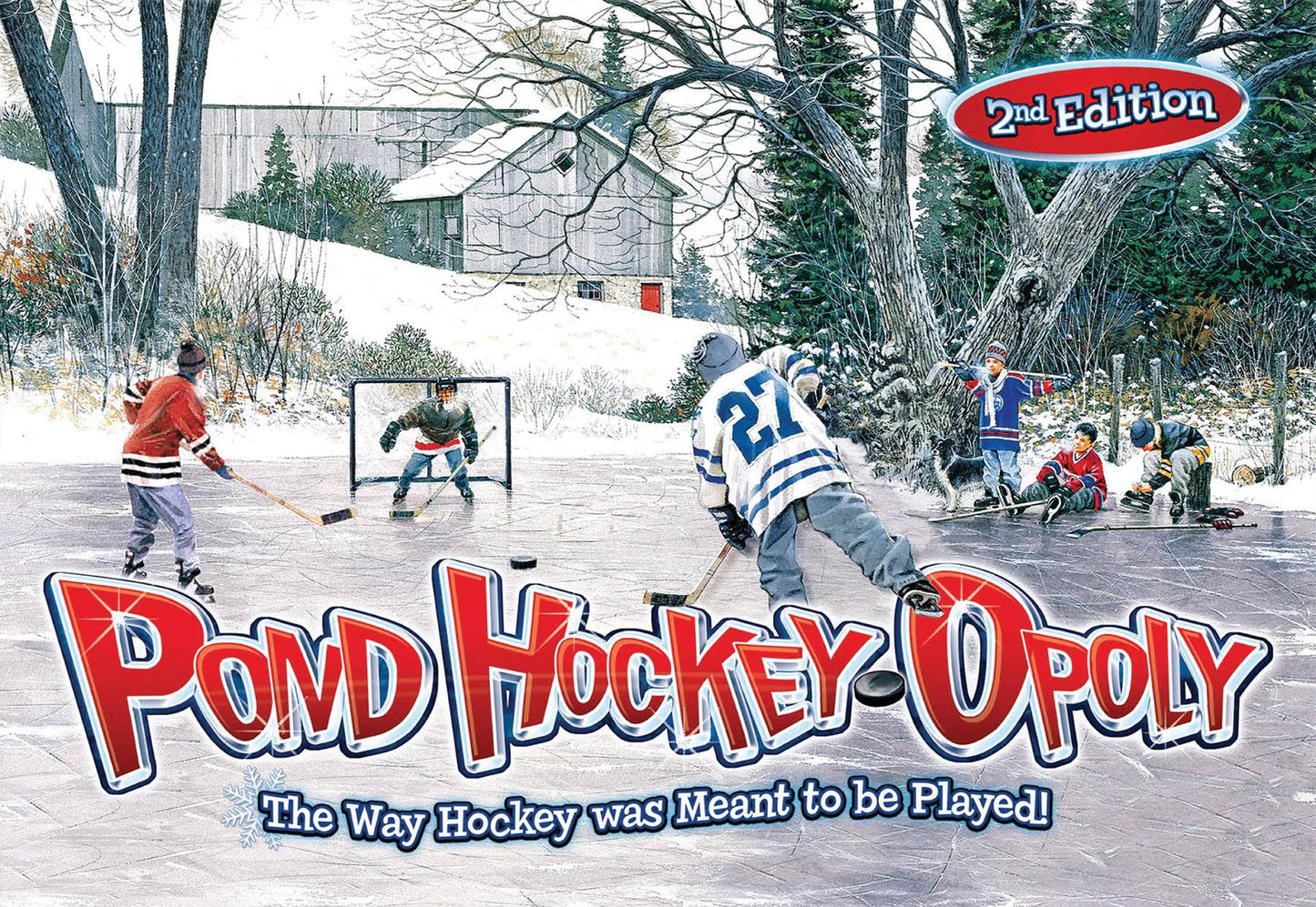 Pond Hockey-opoly (2nd Edition) Board Game