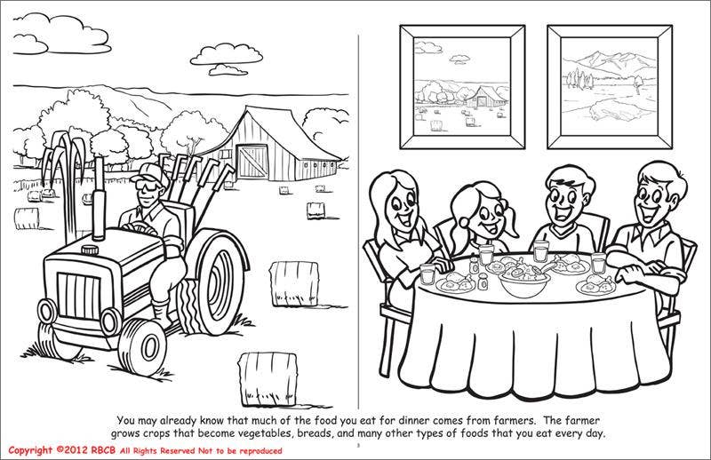 12-Pack All About Agriculture Laptop Coloring Book 17"x11"