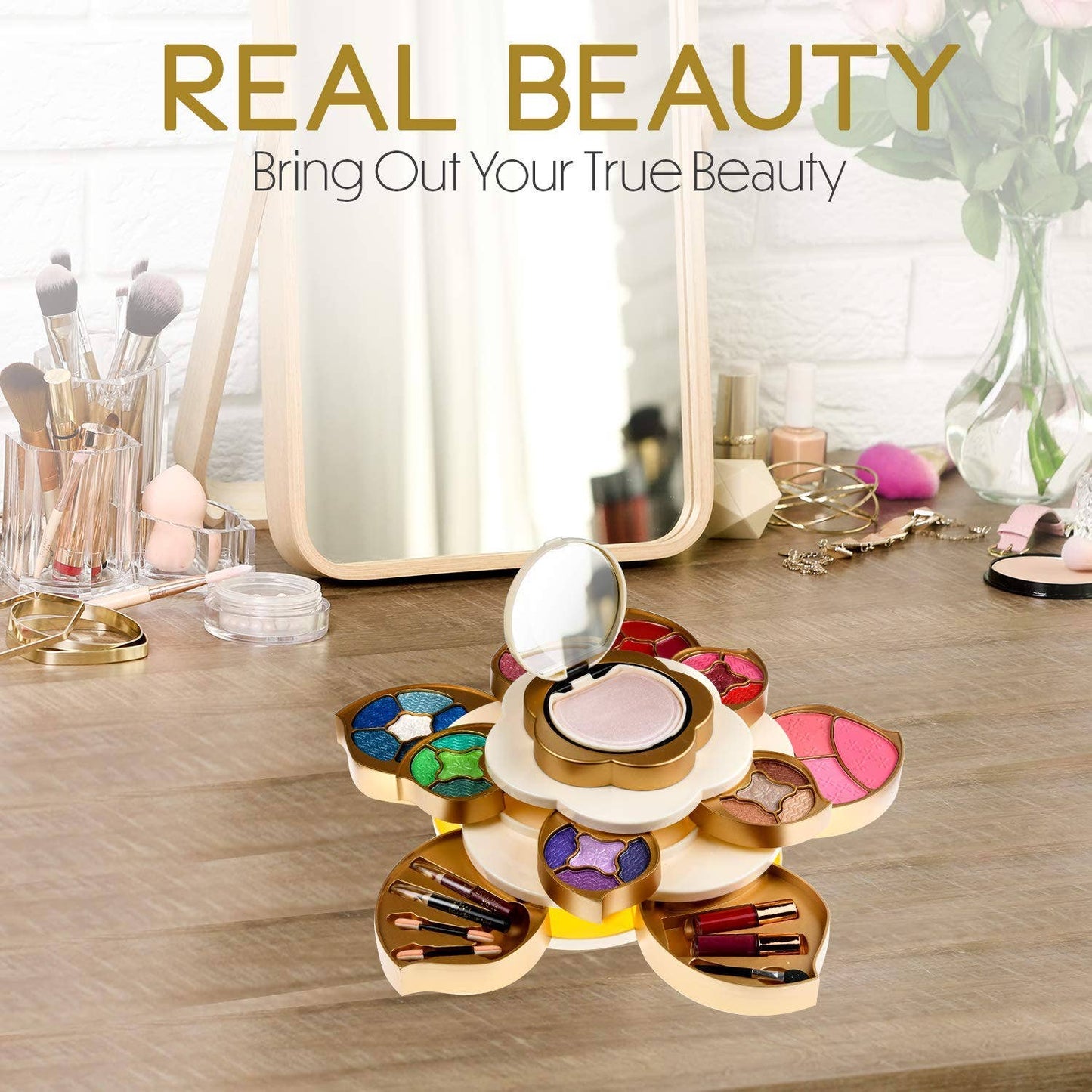 All-In-One Makeup Gift Kit with Eyeshadow Palette