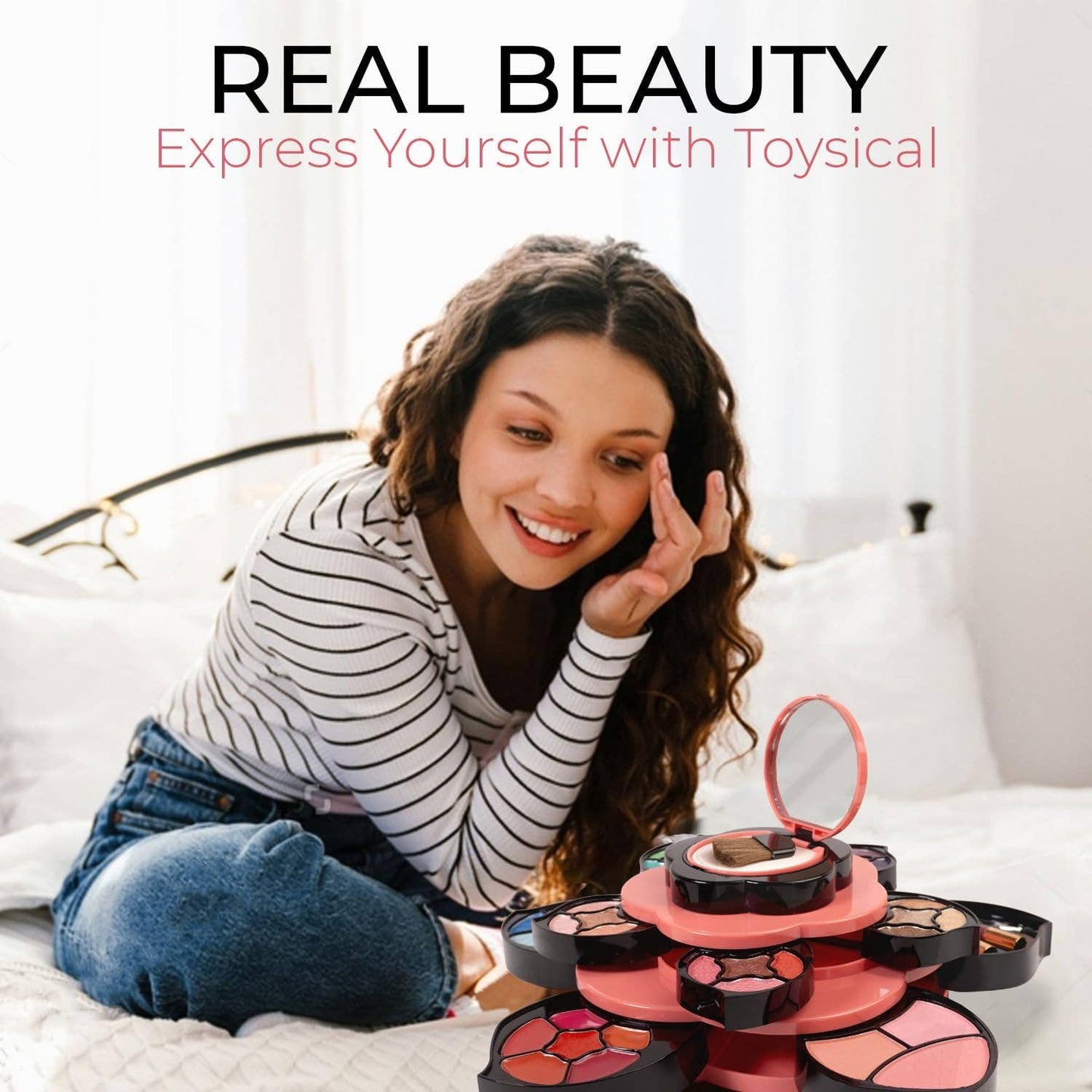 Layered Flower Shaped Makeup Palette - Ultimate Colors