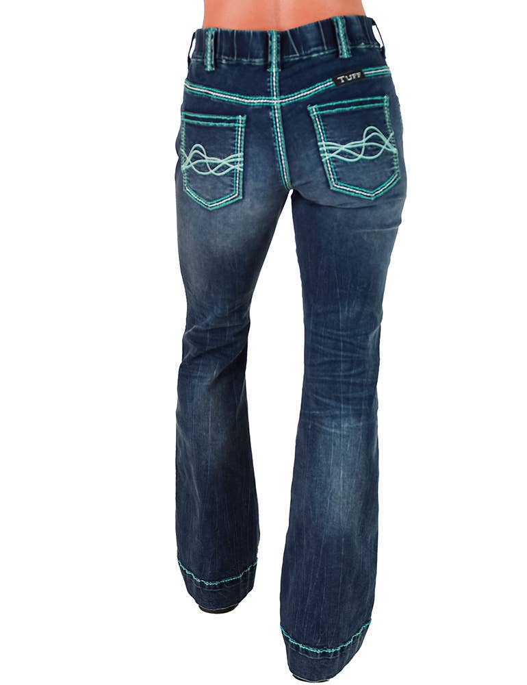 Pull-On Turquoise Hurricane Trouser