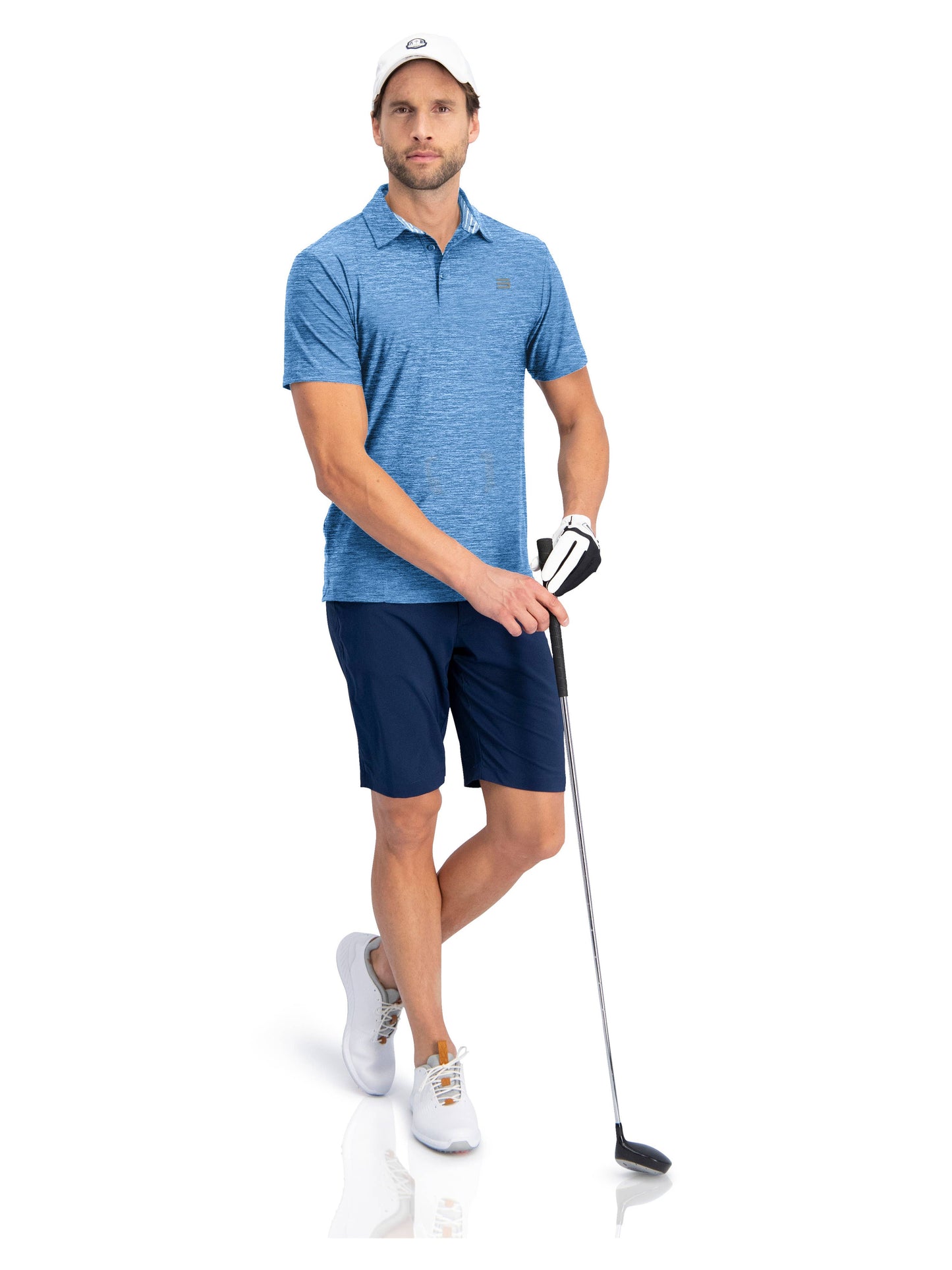 Men's Quick Dry Golf Shirts - Short Sleeve, Athletic Polo