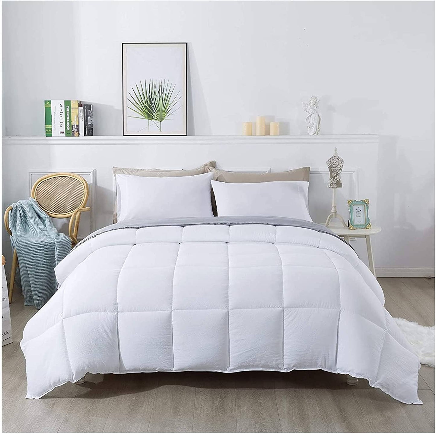 Down Alternative Comforter Set Reversible Duvet Insert