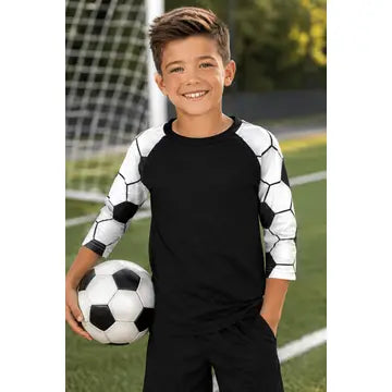 Boy - Soccer 3/4 Sleeve