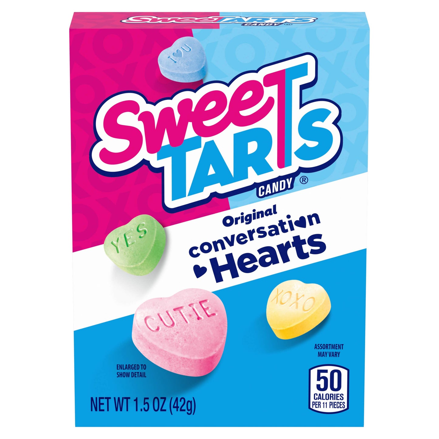 SweeTARTS Valentine Conversation Hearts, 1.5oz, 27ct