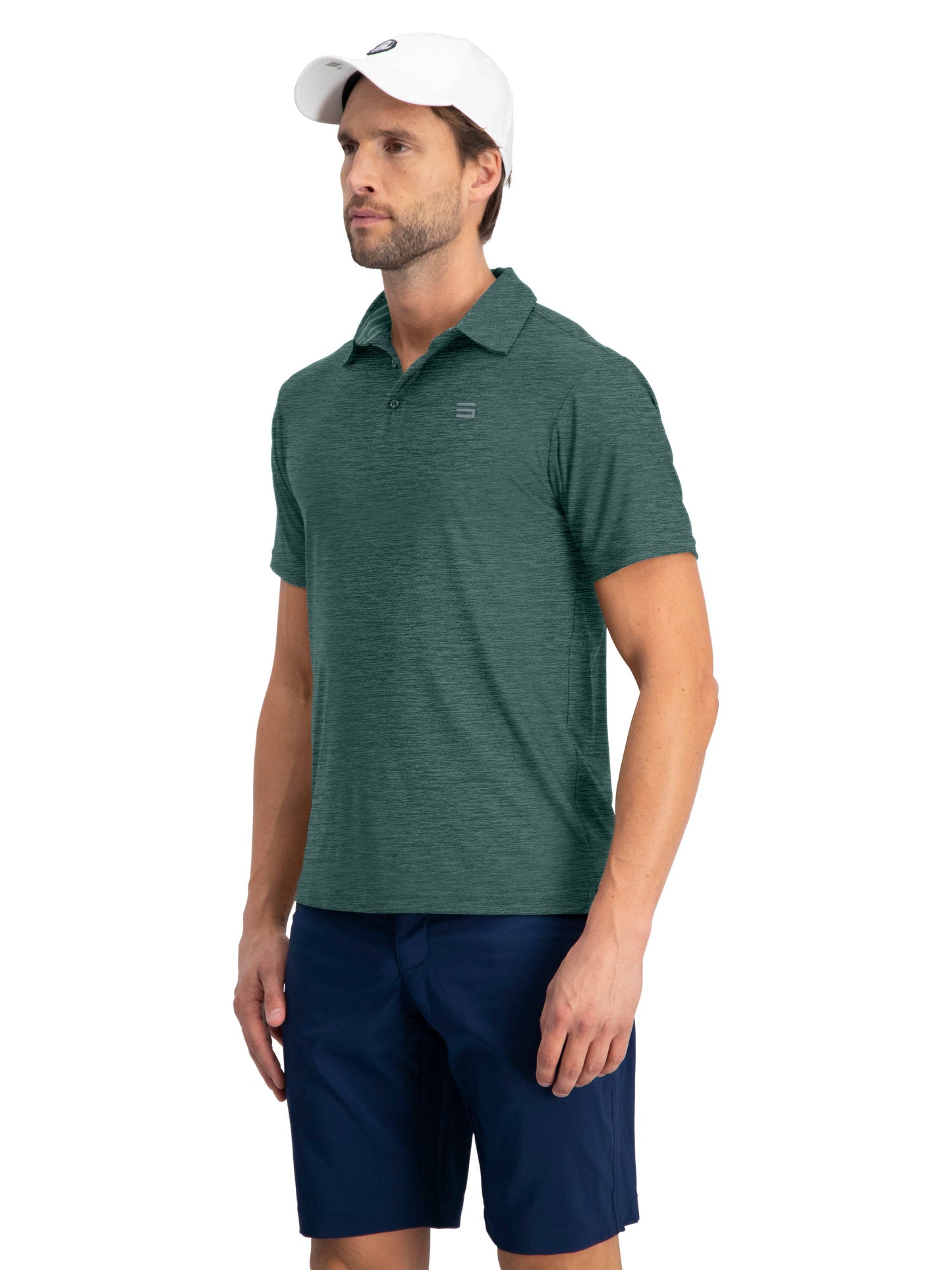 Men's Quick Dry Golf Shirts - Short Sleeve, Athletic Polo