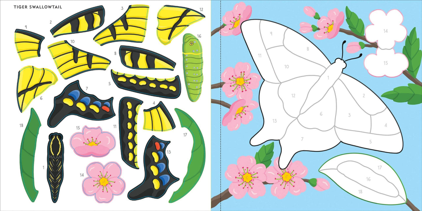 My First Color-By-Sticker Book - Butterflies & Bugs