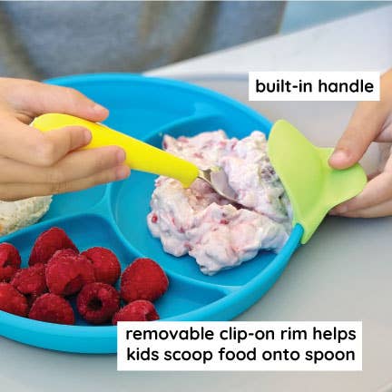 321 Grow Silicone Easy Scoop & Hold Plate Set