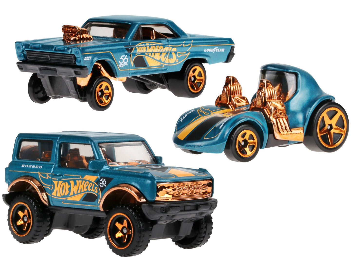Hot Wheels 2-Tone Pearl & Chrome Vehicle