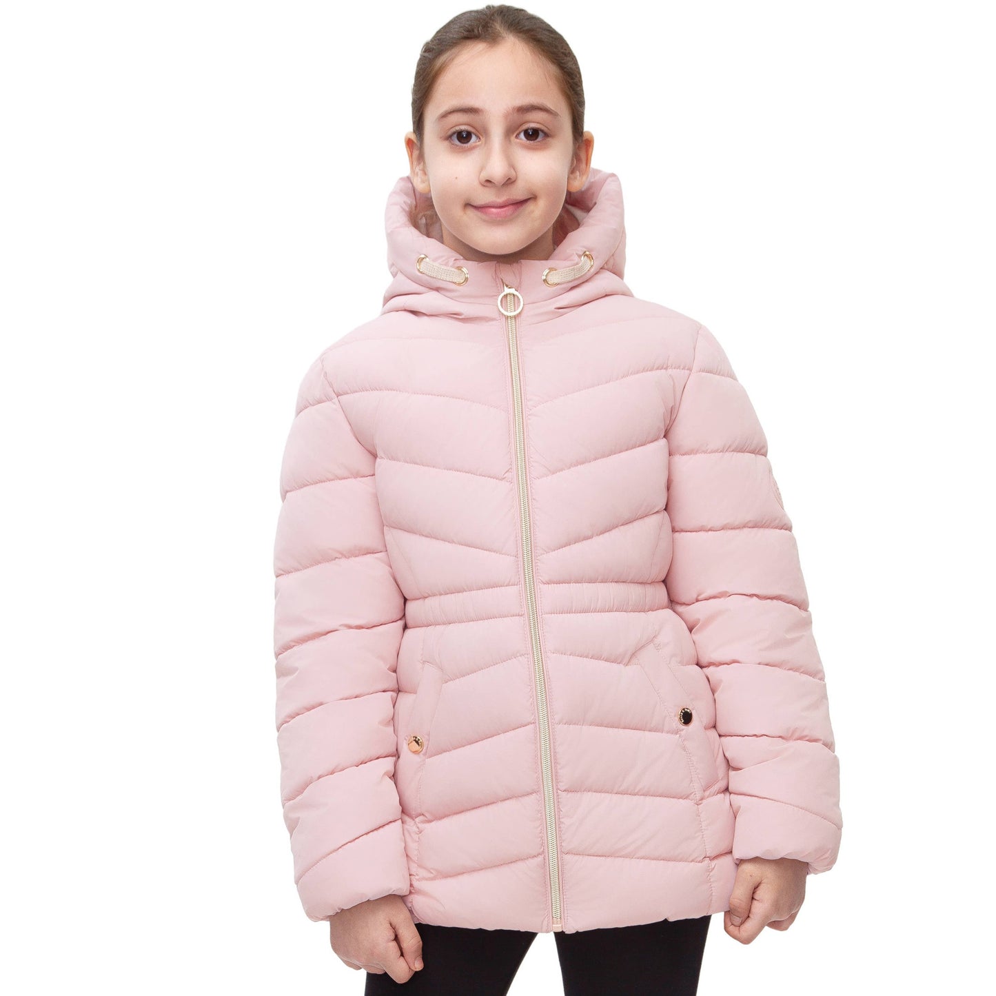 Girls' Light Long Coat Puffer Jacket
