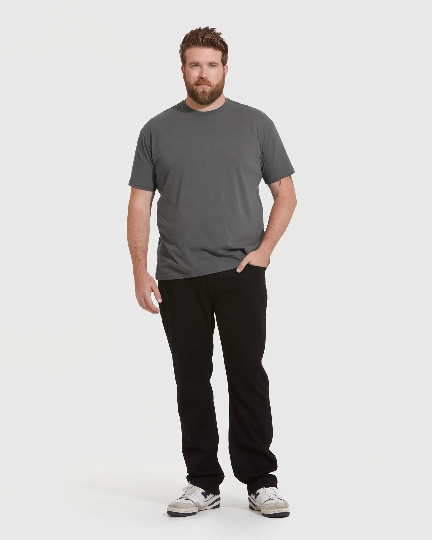 Short Sleeve T-Shirt | Crew Neck | Carbon