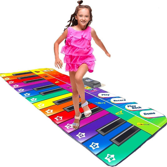 6 ft. Floor Piano Mat for Toddlers - Giant Piano Playmat