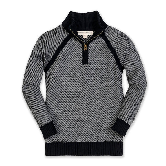 Half Zip Raglan Sweater
