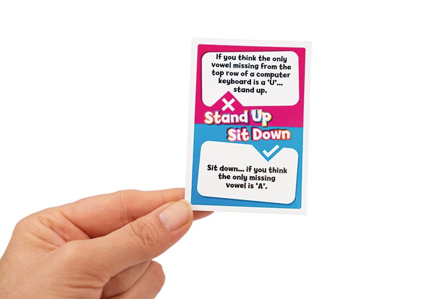 Stand Up! Sit Down? Card Game