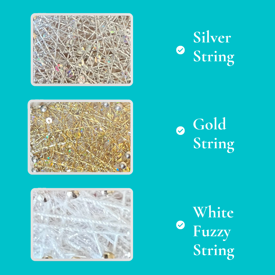 Silver Bell String Art Ornament Kit: DIY Christmas Craft