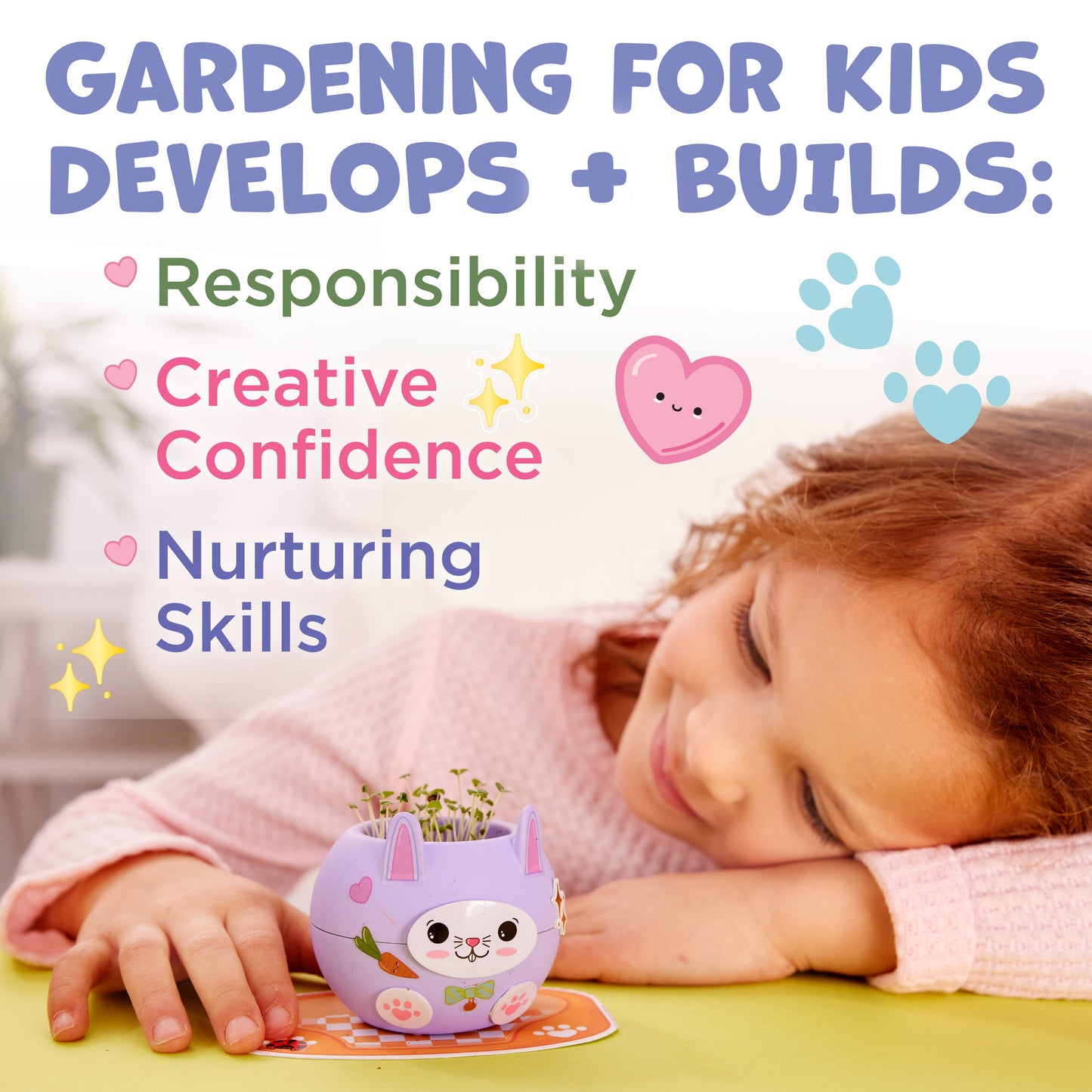 Plant and Decorate a Pet Mini Grow Craft Kit for Kids