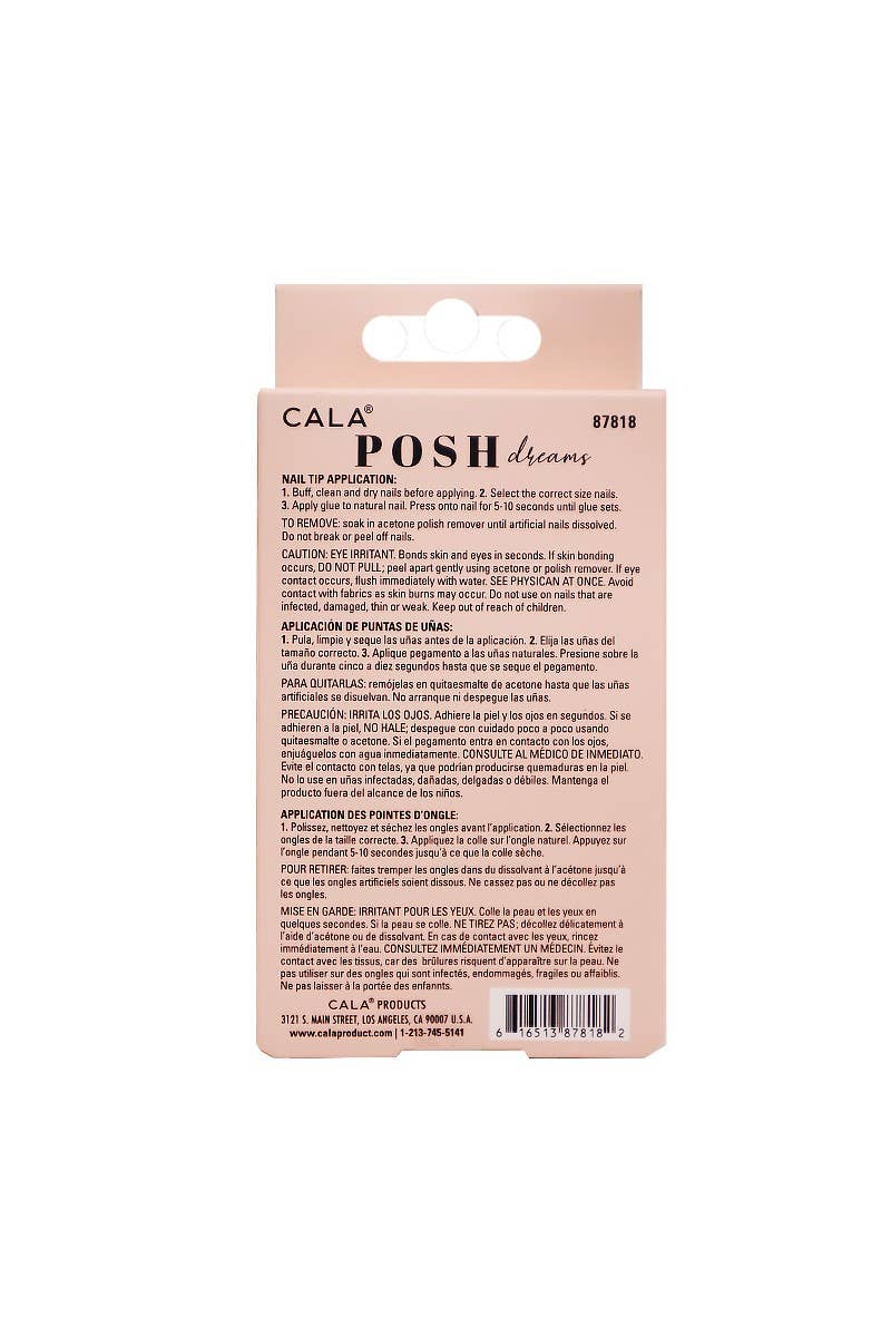 CALA 87818 Posh Dreams Press on Nails Kit -