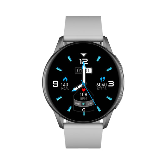 Smart Sport grey silicon watch work w/ Android & Apple phone