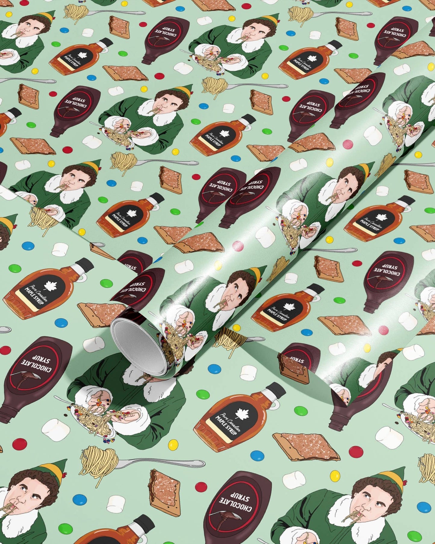 Breakfast Spaghetti Gift Wrap Wrapping Paper