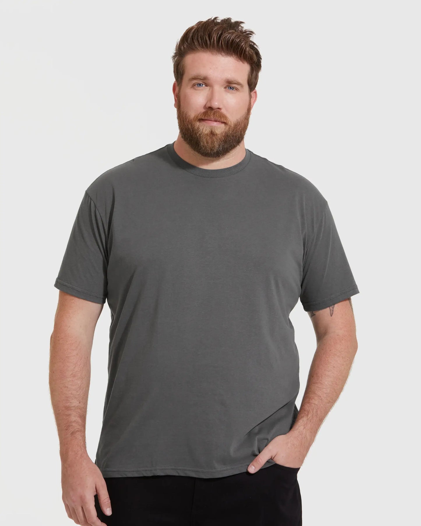 Short Sleeve T-Shirt | Crew Neck | Carbon