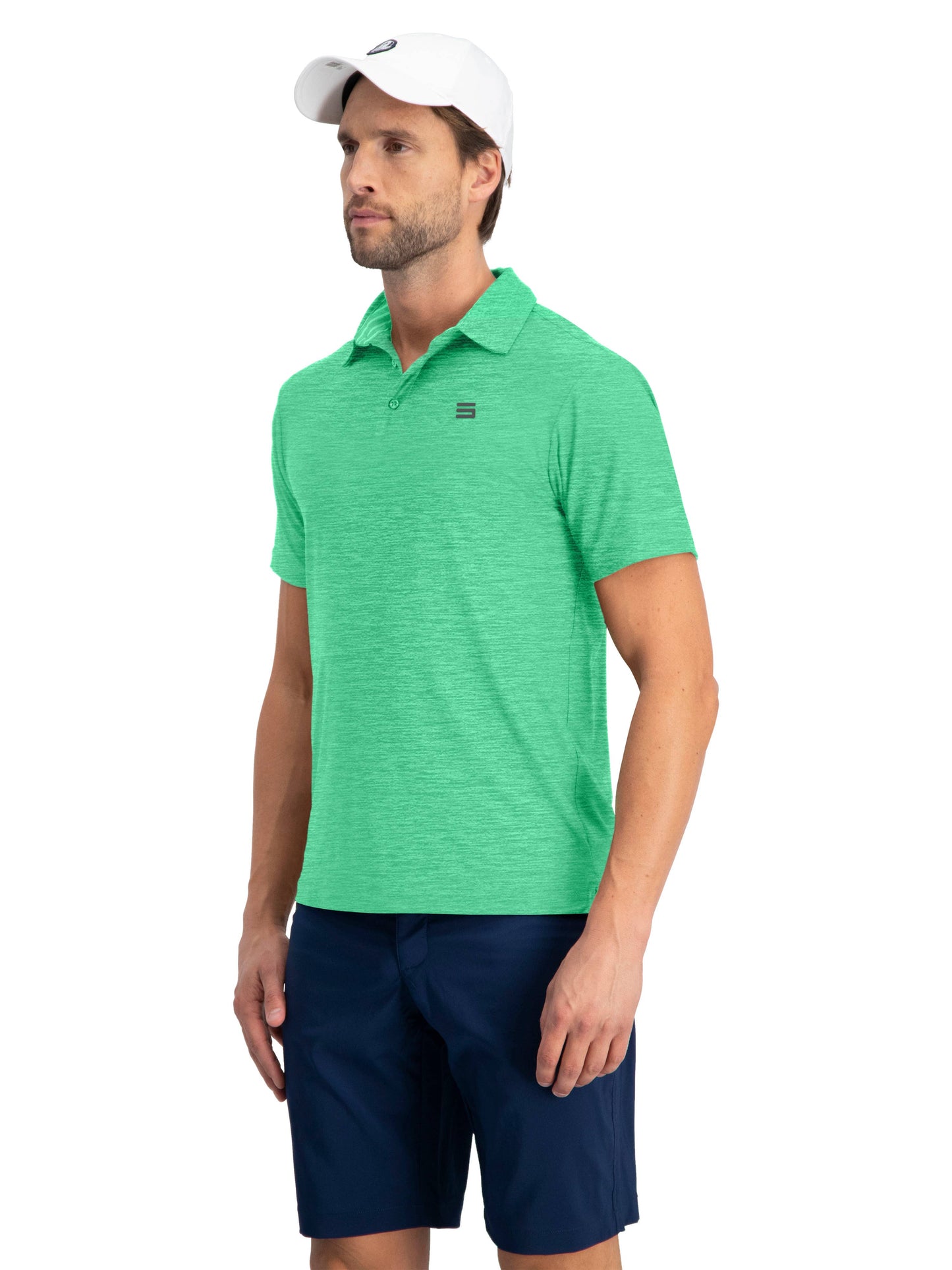 Men's Quick Dry Golf Shirts - Short Sleeve, Athletic Polo