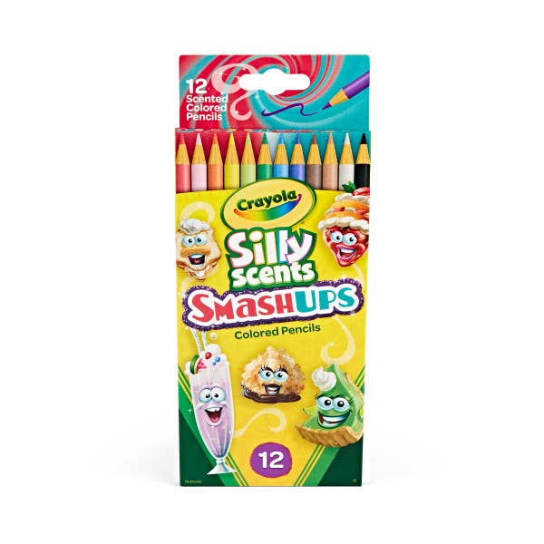 Crayola 12 Count Silly Scents Mashups Colored Pencils