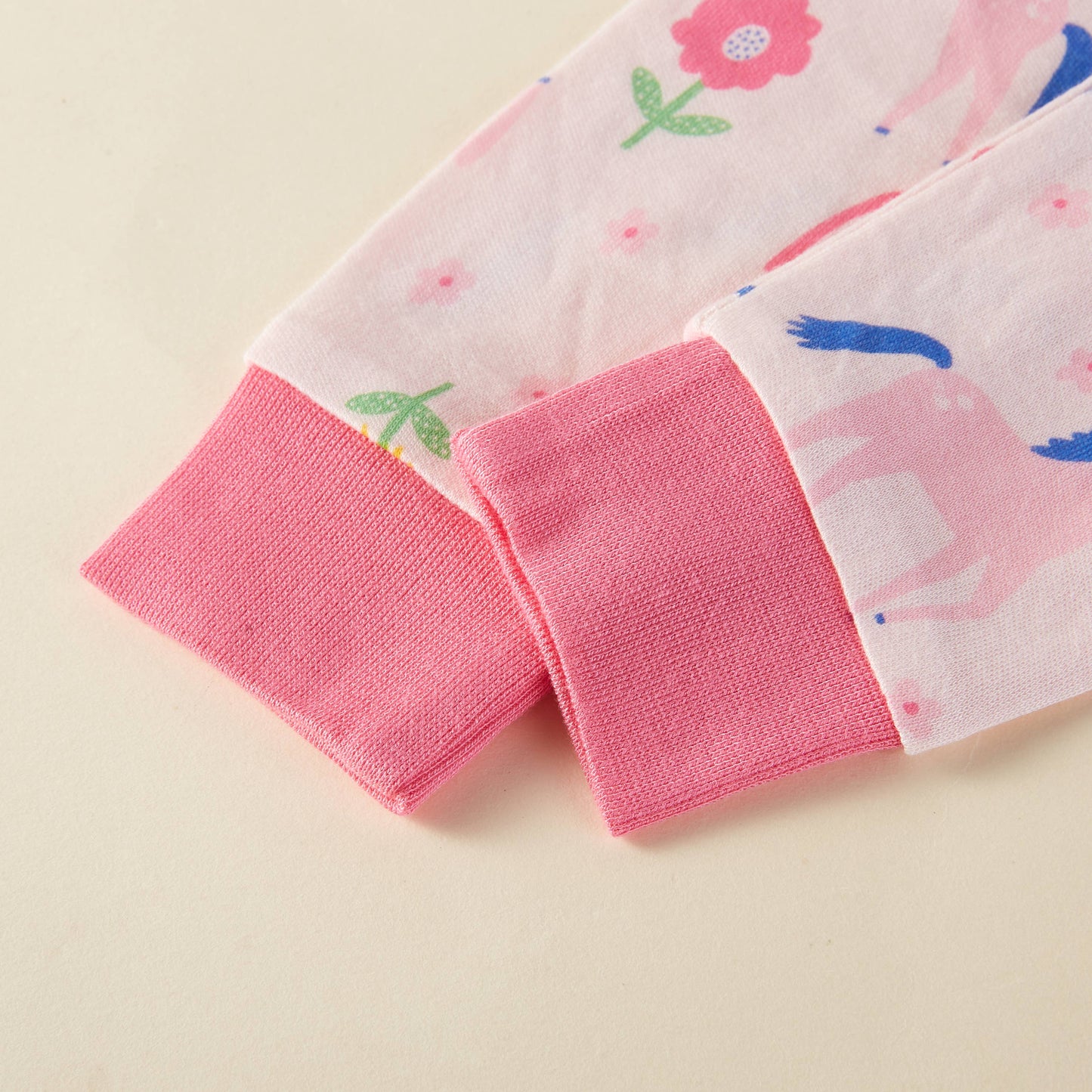 95% Viscose from Bamboo Unicorn Flower Kids Pajama Pants Set