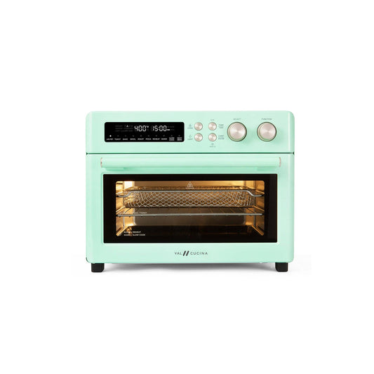 VAL CUCINA Extra Large Air Fryer Toaster Oven -Mint Green
