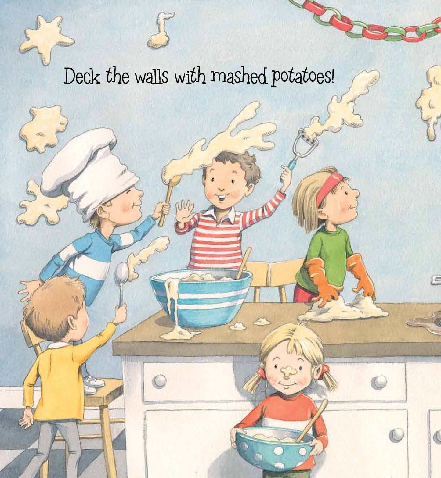 Deck the Walls!: A Wacky Christmas Carol Picture Book