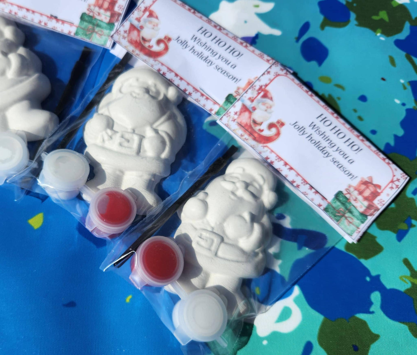 Santa Christmas Plaster Paint Kits | Party Activity