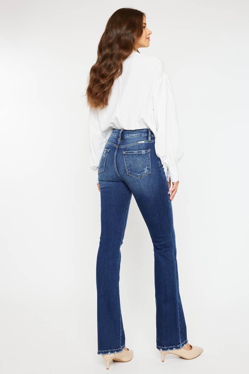 OPEN PACK HIGH RISE BOOTCUT JEANS-KC9373D