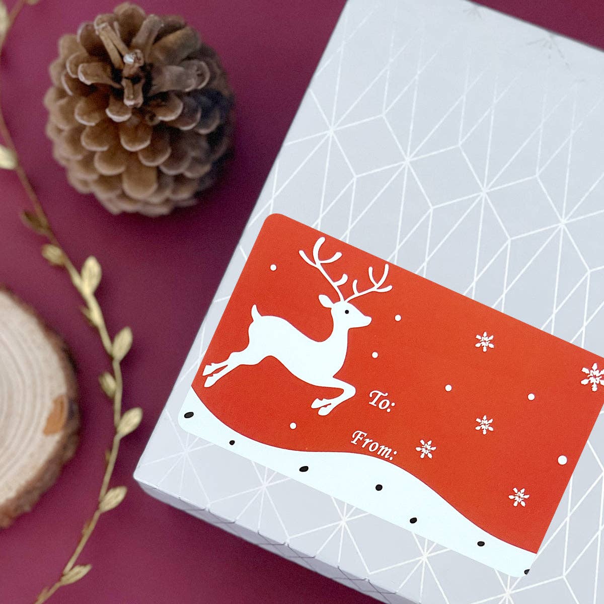 Wrapables Christmas Holiday Sticker Labels