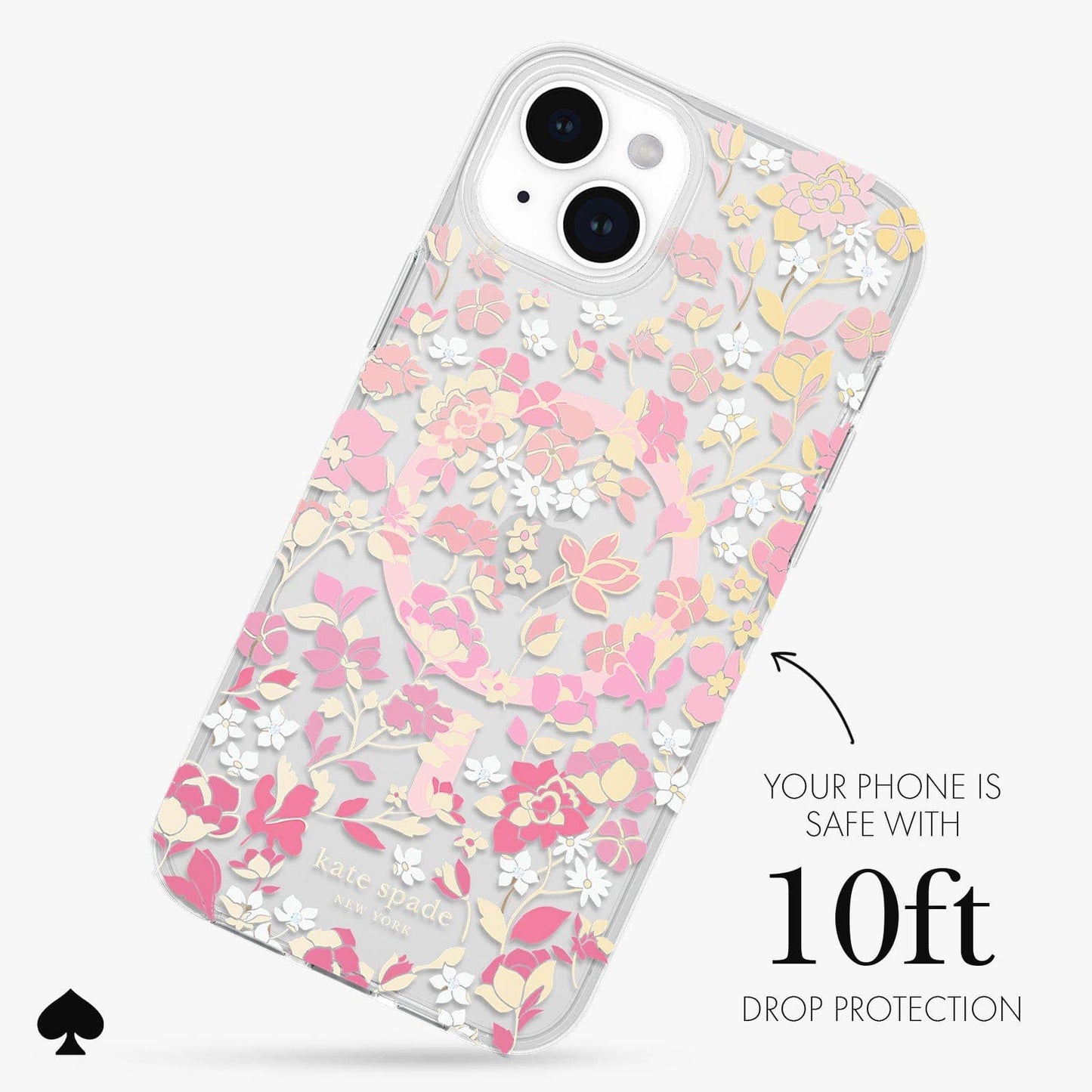 Kate spade new york iPhone 15 Plus Flowerbed MagSafe