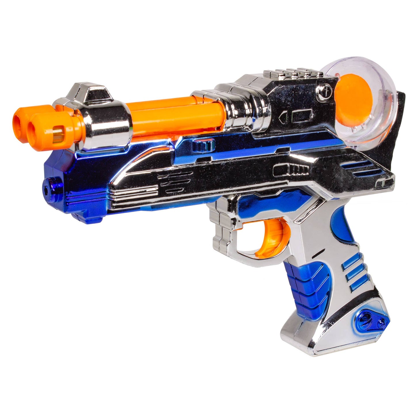 LED Spinning Pistol Toy Gun with Sound and Flashlight
