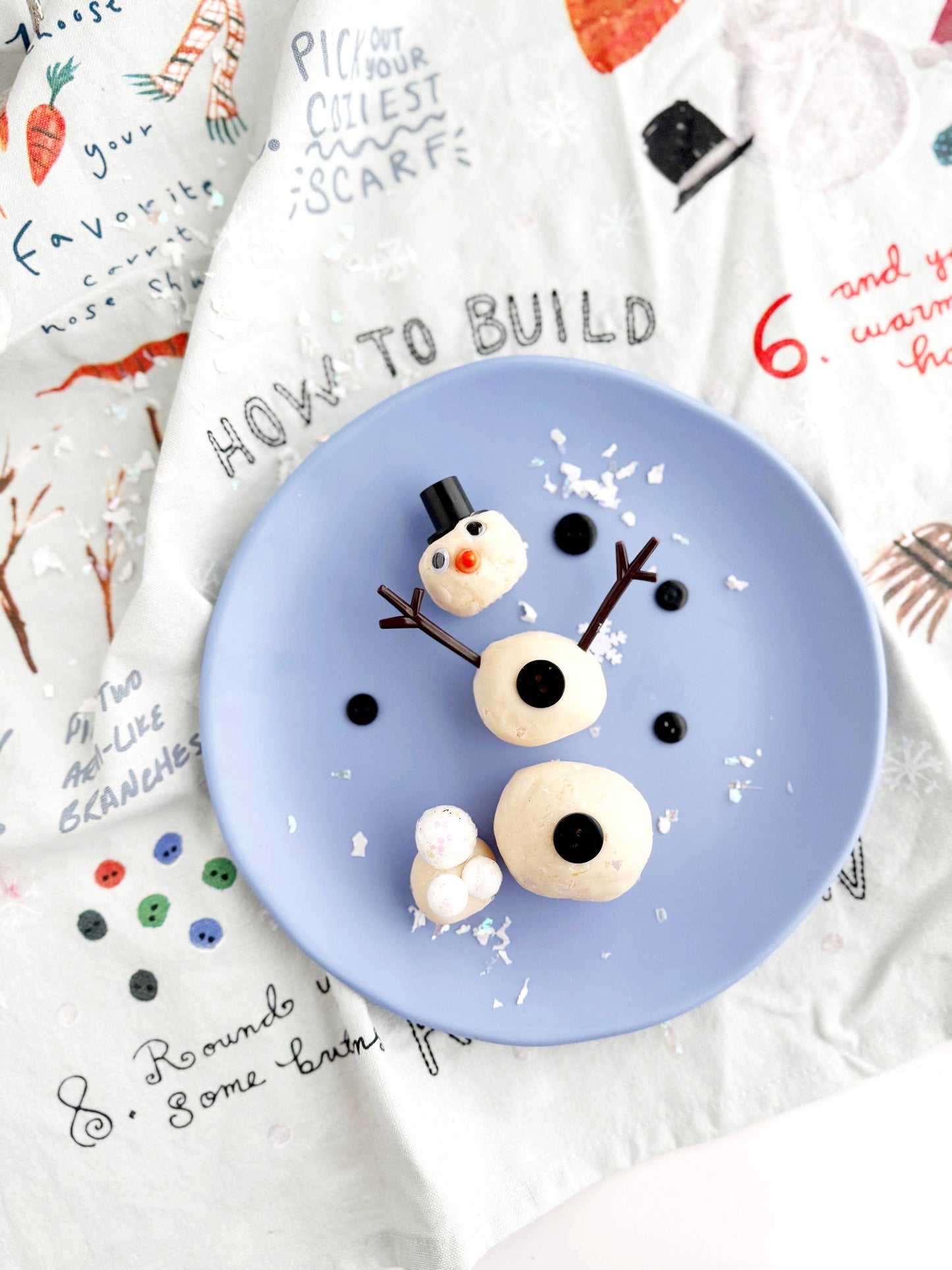 Snowman Mini Dough-To-Go
