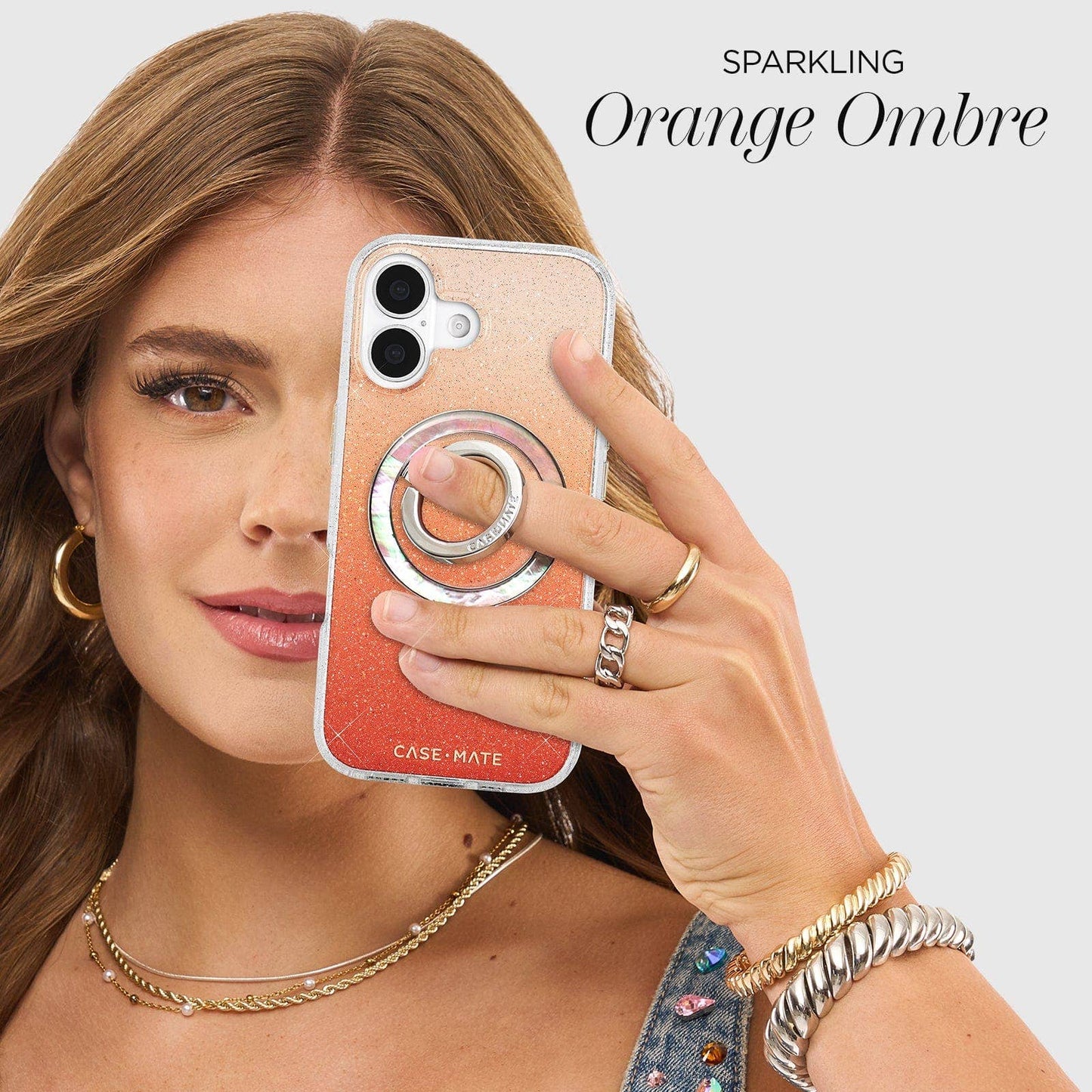 Sheer Twinkle Orange Ombré MagSafe - iPhone 17